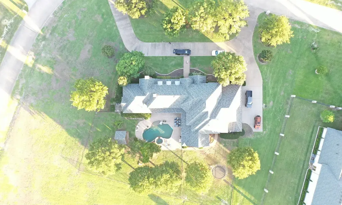 New shingle roof installation on a home in Moorhead